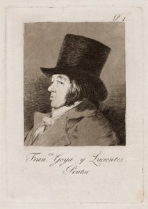 Francisco Goya y Lucientes, Maler, Platte eins aus Los Caprichos von Francisco Jose de Goya y Lucientes