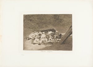 Ernte der Toten, Platte 63 aus Die Schrecken des Krieges von Francisco Jose de Goya y Lucientes