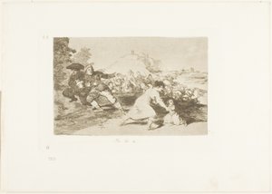 Ich sah es, Tafel 44 aus Die Schrecken des Krieges von Francisco Jose de Goya y Lucientes