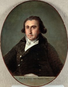 Porträt von Martin Zapater y Claveria