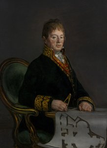 Porträt von Don Juan Antonio Cuervo, 1819