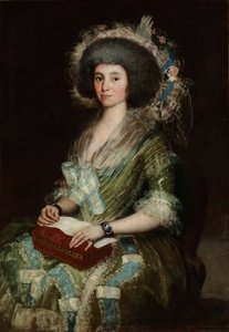 Porträt von Doña Manuela Camas, der Frau von Ceán Bermúdez