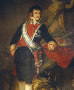 Porträt von König Ferdinand VII. (Detail)