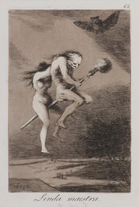 Schöne Lehrerin! von Francisco de Goya