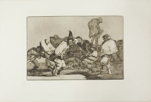 Freue dich, Karneval, denn morgen wirst du Asche sein, Platte 14 aus Los Proverbios