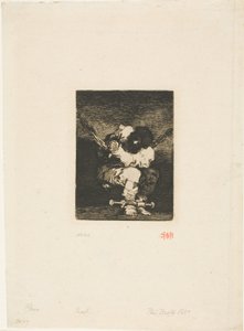 Die Haft ist so barbarisch wie das Verbrechen ("Der kleine Gefangene") von Francisco Jose de Goya y Lucientes