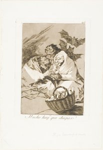 Es gibt viel zu saugen, Platte 45 aus Los Caprichos von Francisco Jose de Goya y Lucientes