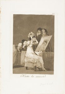 Bis zum Tod, Platte 55 aus Los Caprichos von Francisco Jose de Goya y Lucientes