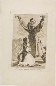 Was ein Schneider tun kann!, Platte 52 aus Los Caprichos von Francisco Jose de Goya y Lucientes