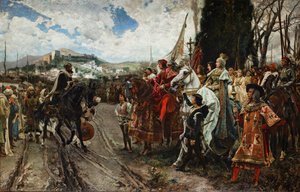 Die Kapitulation von Granada im Jahr 1492