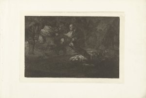 Begräbnis Dummheit (Los Disparates) von Francisco de Goya