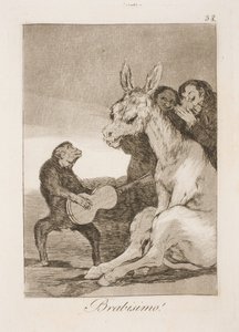 Bravissimo (Karl IV und Godoy) von Francisco de Goya