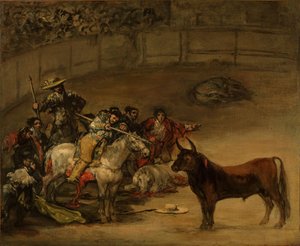 Stierkampf, Suerte de Varas, 1824