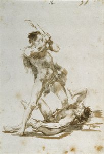 Kain und Abel von Francisco de Goya