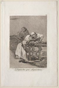 Caprichos: Sei schnell, sie wachen auf von Francisco de Goya