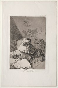 Caprichos: Korrektur von Francisco de Goya