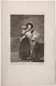 Caprichos: Um Himmels Willen: und es war ihre Mutter... von Francisco de Goya