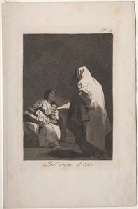 Caprichos: Hier kommt der Bogieman von Francisco de Goya