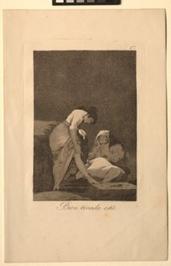 Caprichos: Es ist schön gespannt von Francisco de Goya