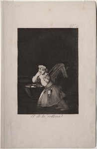 Caprichos: Nannys Junge von Francisco de Goya