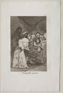 Caprichos: Schluck es, Hund! von Francisco de Goya