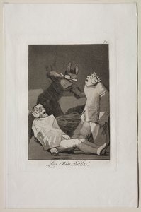 Caprichos: Die Chinchillas von Francisco de Goya