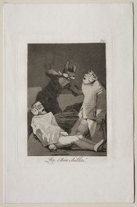 Caprichos: Die Chinchillas von Francisco de Goya