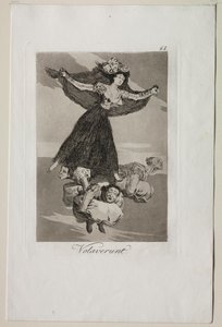 Caprichos: Sie sind geflogen von Francisco de Goya