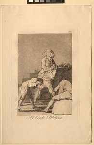 Caprichos: An den Pfalzgrafen oder Grafen des Gaumens von Francisco de Goya
