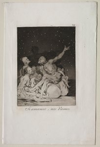 Caprichos: Wenn der Tag anbricht, werden wir losfahren von Francisco de Goya