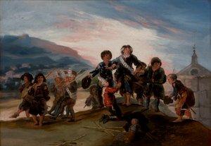 Kinder spielen Soldaten, 1786