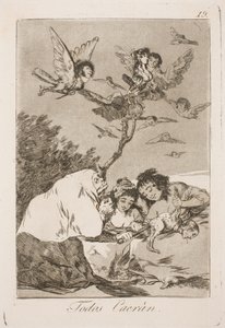 Sie werden alle fallen von Francisco de Goya