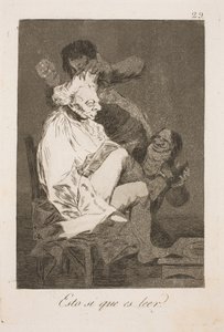 Das nennt man lesen von Francisco de Goya