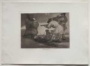 Die Schrecken des Krieges: Barbaren! von Francisco de Goya