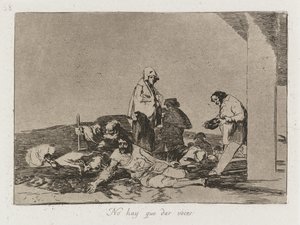 Die Schrecken des Krieges: Pl. 58, Es nützt nichts zu schreien, 1810-1813