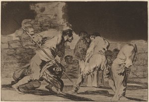 Wütender Unsinn von Francisco de Goya