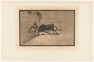 Tod von Pepe-Hillo in der Arena von Madrid von Francisco de Goya