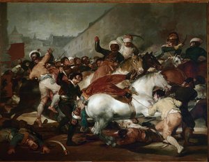 El dos de Mayo (2. Mai) oder Der Angriff der Mameluken von Francisco de Goya