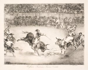 "Der berühmte Amerikaner, Mariano Ceballos" von Francisco de Goya