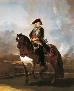 Reiterporträt von König Carlos IV von Francisco de Goya