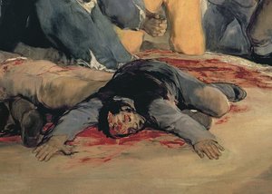 Erschießung der Verteidiger von Madrid, 3. Mai 1808 (Detail)