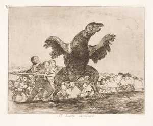 Der Geier (76) von Francisco de Goya