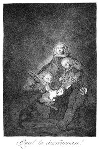 Wie sie sie rupfen!, 1799 von Francisco de Goya