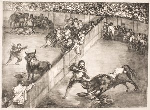 "La Division de la Place" [Stierkampf in geteilter Arena]