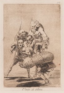 Schein-Stierkampf, spätes 18.-frühes 19. Jahrhundert von Francisco de Goya