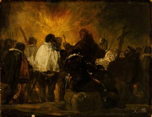 Nacht der Inquisition von Francisco de Goya
