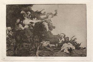 Sie sind sich nicht einig von Francisco de Goya