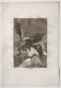 Ochenta Caprichos: Klatschbasen - Windstöße von Francisco de Goya