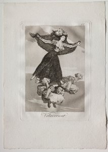 Ochenta Caprichos: Volaverunt, 1793-1798 von Francisco de Goya