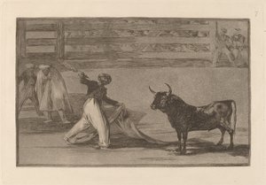 Ursprung der Harpunen oder Banderillas von Francisco de Goya